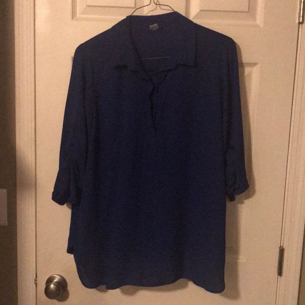 Womens Royal blue tunic shirt